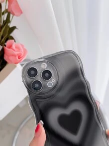 Heart Pattern Phone Case - Multicolor - View 4
