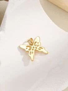 Colgante DIY con mariposa - Amarillo Oro - Ver 3