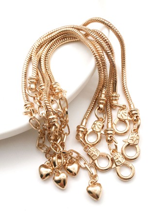 5pcs/Set Heart Decor DIY Chain Valentines