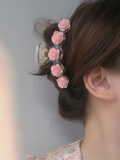 花朵裝飾髮爪