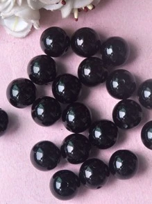 1 paquete accesorio de joyería DIY con cuentas acrílicas - Negro - Ver 6