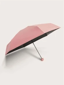 1pc Mini Capsule Umbrella, Pink Multifunction Umbrella For Outdoor - Pink - View 3