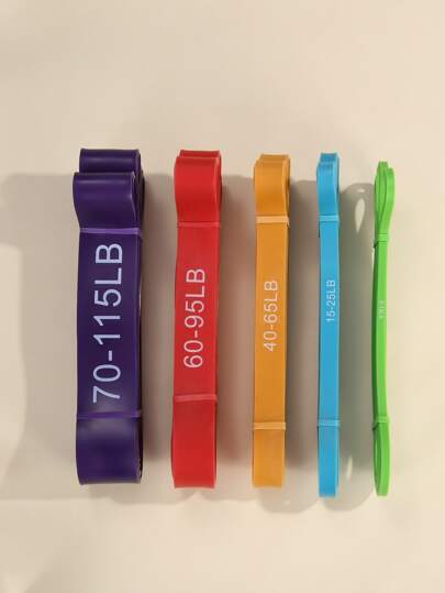 1 件瑜伽锻炼阻力带健身房配件、运动、健身房、家庭锻炼、健身带、阻力带