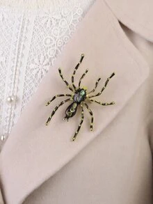 Broche con diseño de araña