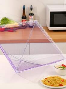 1入組素色網紗食物罩 - 淡紫色 - 查看 3