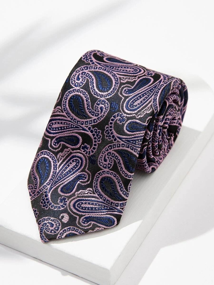男士佩斯利印花系帶 - 彩色 - 查看 1