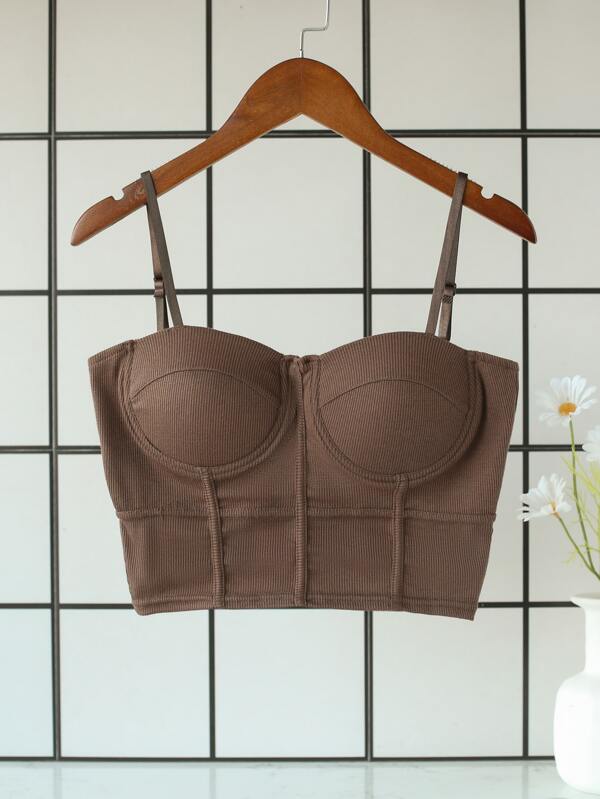SHEIN Kids EVRYDAY Girls Solid Bustier Bra SHEIN UK