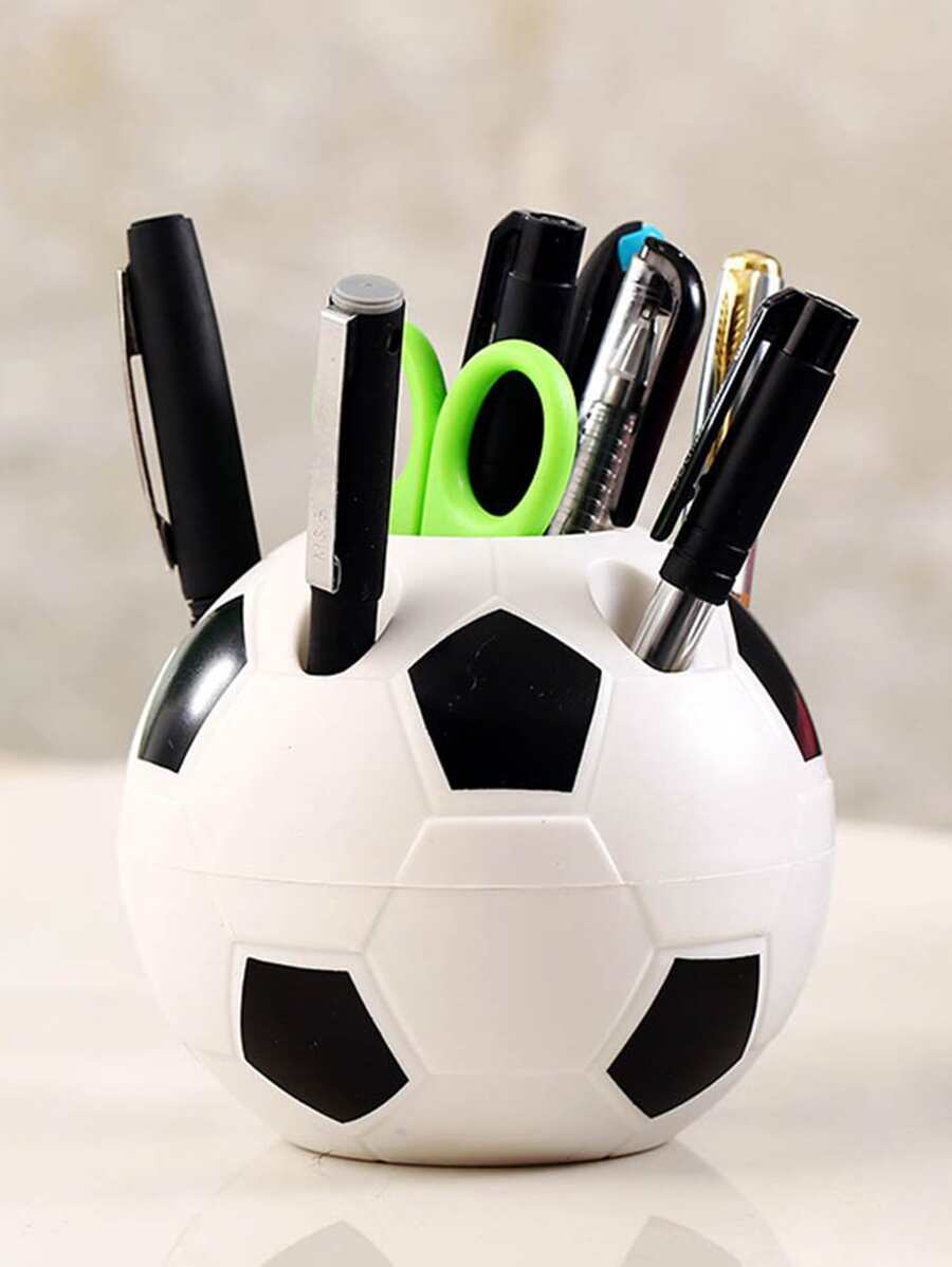 1入組足球形狀筆筒