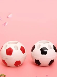 1入組足球形狀筆筒