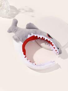 Băng đô cá mập trang trí - Màu Xám nhạt - Xem 2