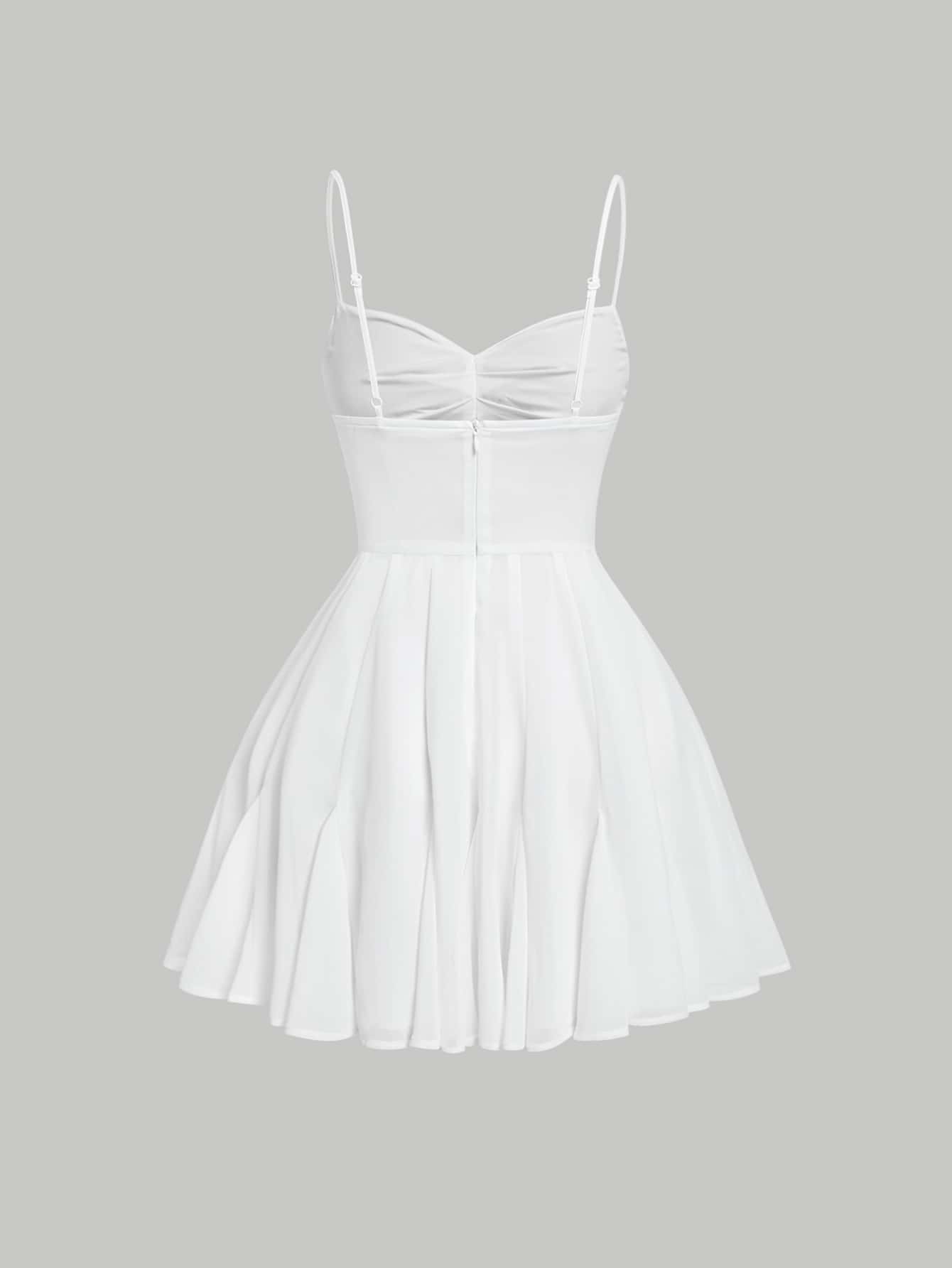 american apparel skater dress white American apparel white cocktail skater dress