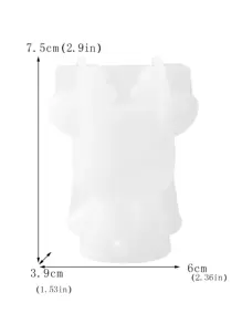 1pc Deer Design DIY Silicone Mold - White - View 5