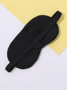 1pc Color Block Eye Cover, Cartoon Polyester Sleep Mask For Home, TravelFor Bedroom,Travel,Office,School, Back To School Supplies - Multicolor - View 2