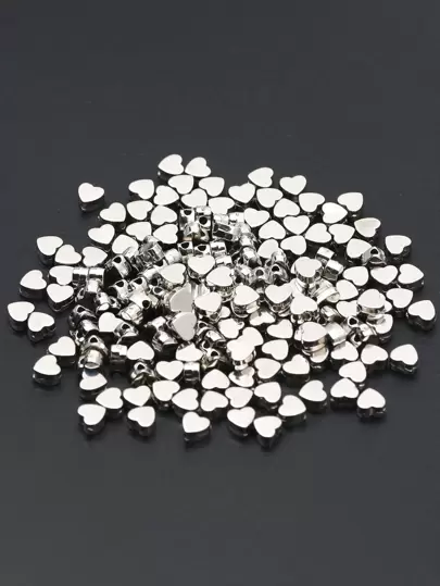 100入組/套心形DIY珠子