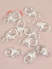 10pcs/set Lobster Clasp DIY Jewelry Accessory - Silver - View 3