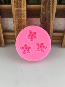 1入組矽膠創意粉色花朵設計DIY矽膠模具 - 粉色 - 查看 3