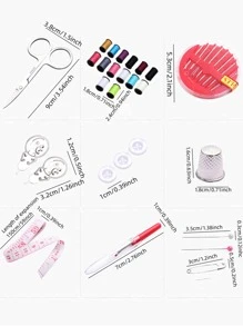 26 cái Bộ May Di Động Đa Chức Năng - màu đen - Xem 2