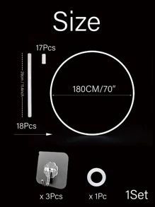 18pcs Clear Balloon Stand, Simple PVC Balloon Stand For Balloon Party - White - View 5