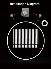 39入組PVC氣球架派對用極簡圓形氣球架 - 白色 - 查看 5