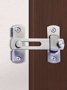 1 pieza Cerradura de combinación de dígitos de acero inoxidable para puerta - Plateado - Ver 1