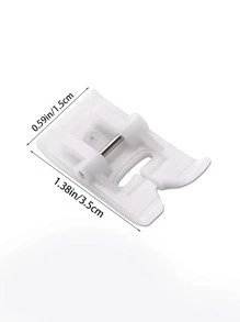 2pcs Plastic Sewing Machine Presser Foot - White - View 5