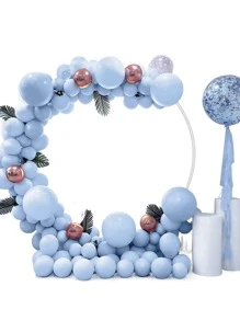 18pcs Clear Balloon Stand, Simple PVC Balloon Stand For Balloon Party - White - View 2