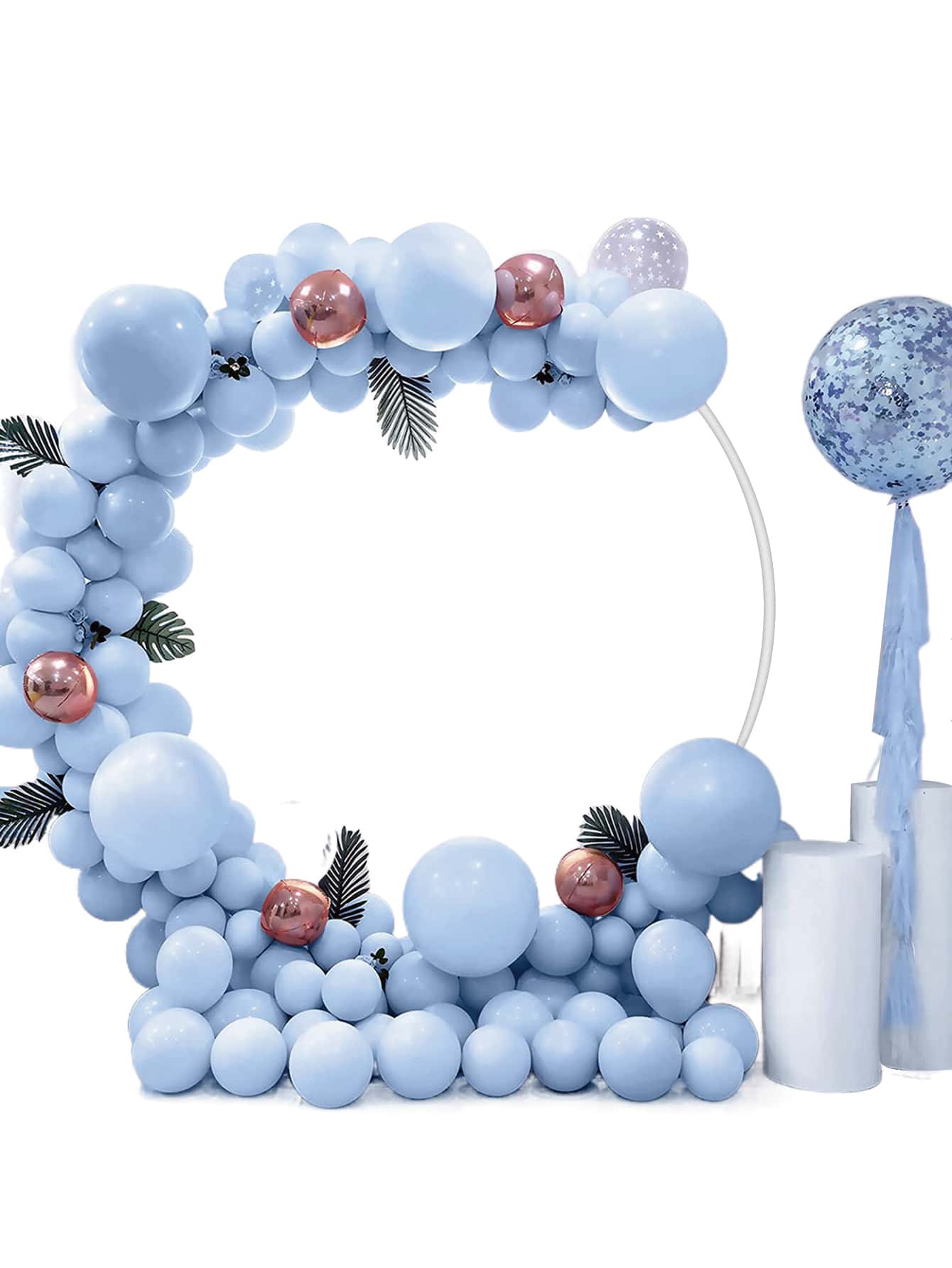 18pcs Clear Balloon Stand, Simple PVC Balloon Stand For Balloon Party