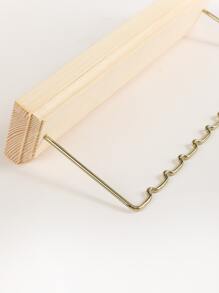 1 Tháp Sắt Trang Sức, Đế Gỗ Trang Sức Đa Năng Giá Đỡ Hiển Thị Cho Hộ Gia Đình - Vàng - Xem 3