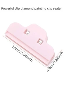 2pcs DIY Diamond Painting Clip, Plastic Diamond Painting Board Fixer For Beginners - Multicolor - View 2