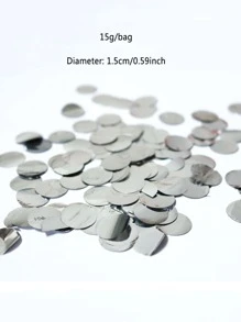 1pack 15g Silver Glitter - Silver - View 3