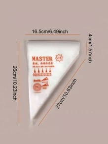 100 piezas Bolsa de pastel portátil - Multicolor - Ver 2