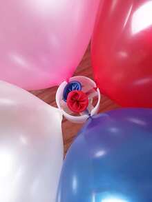 20入組透明小氣球拱形扣飾