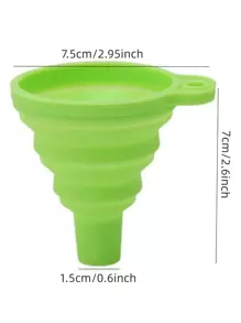 1入組可折疊TPR橡膠DIY鑽石畫漏斗創意隨機素色倒鑽器 - 彩色 - 查看 2