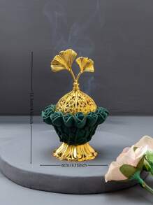 1 cái Ginkgo Biloba Design Incense Burner - Nhiều màu - Xem 3
