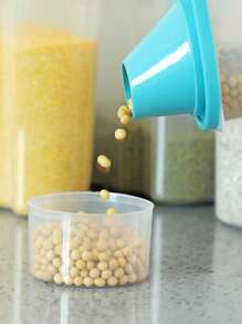 1 tanque de almacenamiento de alimentos sellado de 1,9 l de color aleatorio, tarro de almacenamiento de grano grueso, para cocina - Multicolor - Ver 5