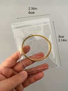 20入組透明首飾收納戒指耳環便攜包
