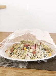 2 piezas soporte de envoltura de plástico con diseño de mano - Beis - Ver 2