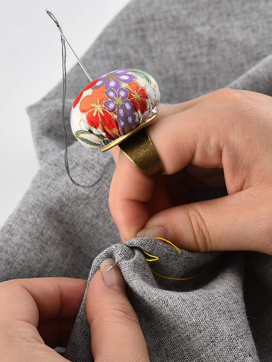 Túi đựng ghim in hoa 1pc - Nhiều màu - Xem 1