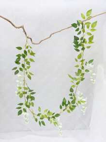 Nejlue Artificial Flowers/Plants1111 Home & Living 1 dây leo hoa tử đằng nhân tạo giả treo giả màu xanh lá cây tử đằng nền mây giả cho trang trí nhà cửa, lớp học, văn phòng, trang trí mùa thu, phòng, bàn làm việc, trang trí sân vườn, phòng trang trí xe cưới, trang trí vòm cửa sổ, nhà, phòng ăn, phòng ngủ, cầu thang hiên trước có mái che, vật liệu trang trí tiệc sinh nhật, ban công, giá đỡ xích đu, trung tâm mua sắm, lò sưởi, cửa ra vào, quà tặng lễ hội giáng sinh năm mới và năm mới đồ trang trí mùa đông - Nhiều màu - Xem 4