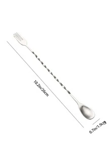 Cuchara para revolver de acero inoxidable - Plateado - Ver 7