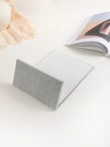 1 PC Polyester Trang Sức Trưng Bày Giá Đỡ, Tối Giản Vòng Cổ Màu Xám Có Giá Để Đồ Cho Gia Đình - Xám - Xem 4