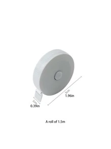 1pc Portable Plastic Measuring Tape, Mini Band Tape For Home - Green - View 2