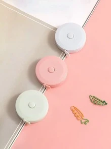 1pc Portable Plastic Measuring Tape, Mini Band Tape For Home - Green - View 3