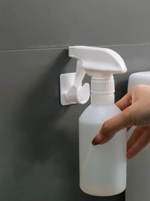 1 PC ABS Giá Đựng Đồ Không Cần Thanh, Màu Trắng Tối Giản Giá Đựng Đồ Cho Hộ Gia Đình - trắng - Xem 4