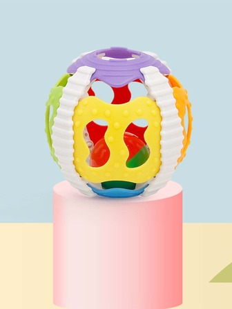 1入組球形設計隨機色寵物追逐玩具