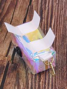 1 pieza Dispensador de bolsas para caca de mascotas transparente - Multicolor - Ver 3