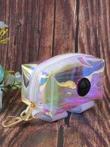 1 pieza Dispensador de bolsas para caca de mascotas transparente - Multicolor - Ver 4