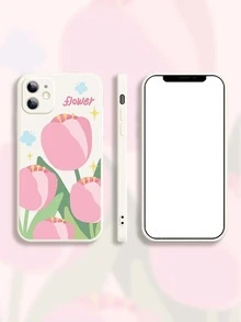Funda para móvil con estampado de tulipán - Multicolor - Ver 2