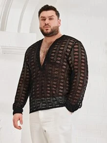 Manfinity VCAY Áo thun & Áo lót Nam cắt màu trơn Giải trí - màu đen - Xem 4