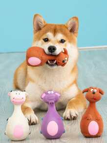 1pc Cat/Dog Lover Gift And Dog/Cat Mom Love Pet Toy For Dog Lover And Dog Mom Loves, Sound-Making Chew Toy With Random Color - Multicolor - View 1